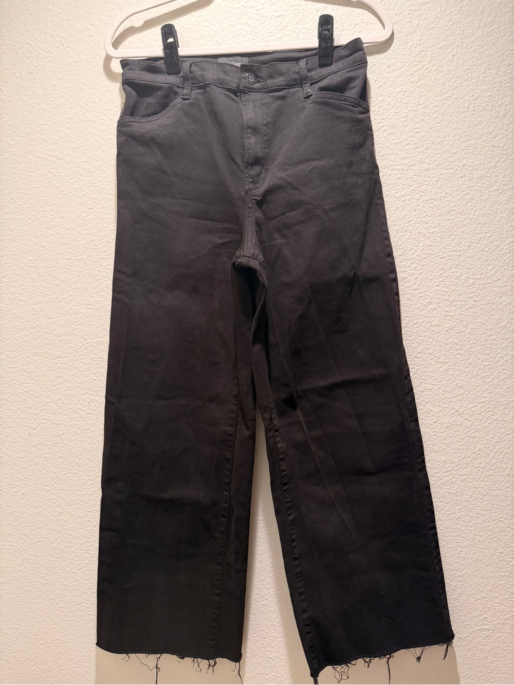 Favorite Daughter Black Straight Jeans